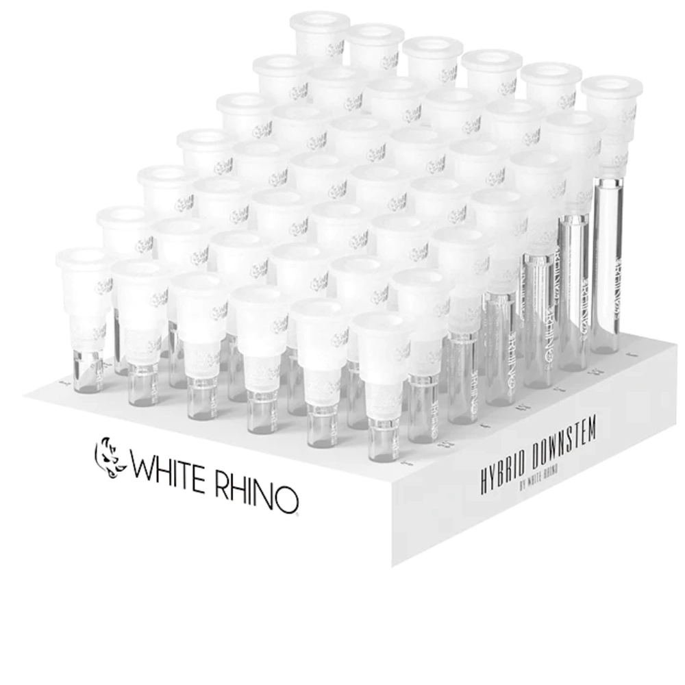WHITE RHINO HYBRID DOWNSTEM - 42 COUNT DISPLAY