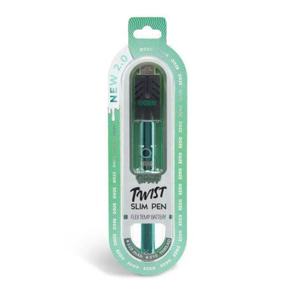 [Q-3016-15] OOZE SLIM TWIST 2.0 BATTERY (Aqua Teal)