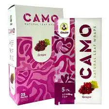 [Q-1544-03] CAMO LEAF WRAP 25/5PK (Grape)