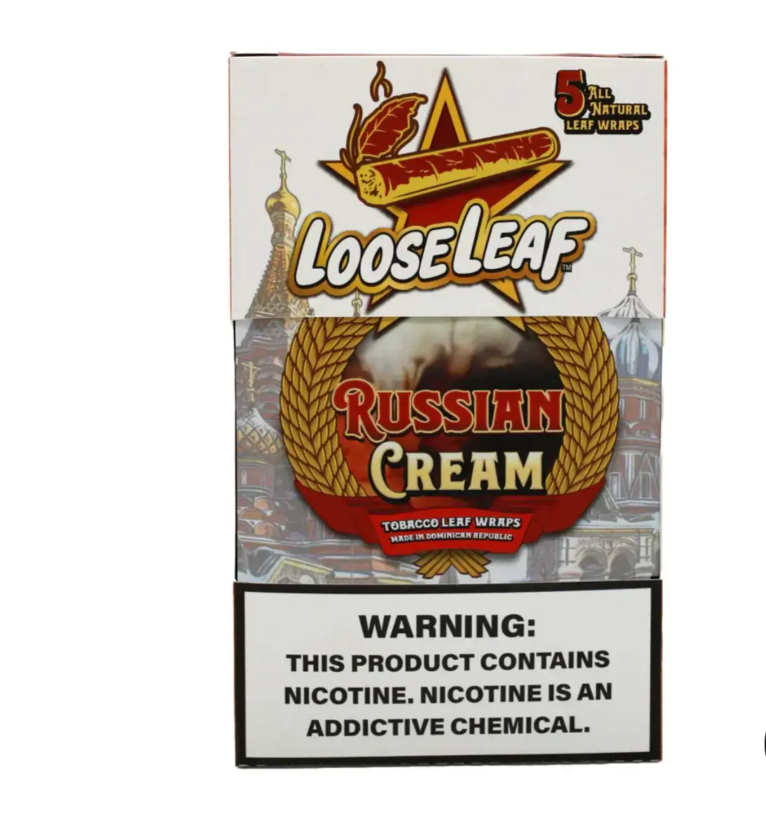 [Q-2767-08] LOOSELEAF 8CT 5 LEAF EACH (Russian Cream)