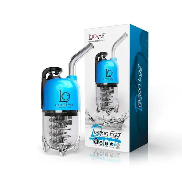 [Q-2746-09] LOOKAH DRAGON EGG E-RIG VAPOR KIT (Blue)