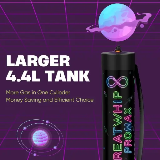 [Q-2295-02] GREAT WHIP 4.4L 3000G 1PC  (Culinary/Food Purposes Only) (Red Bull)