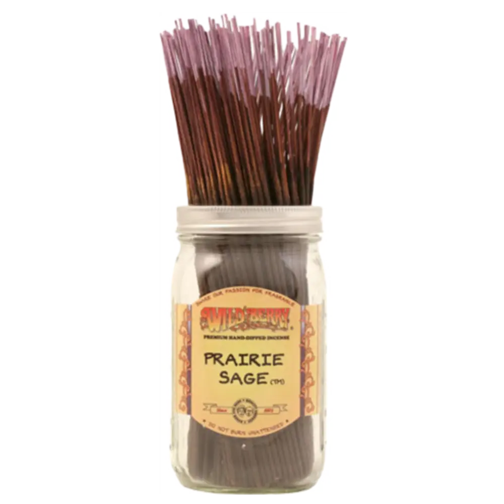 [Q-4056-01] WILD BERRY 100 INCENSE STICKS (Prairie Sage)