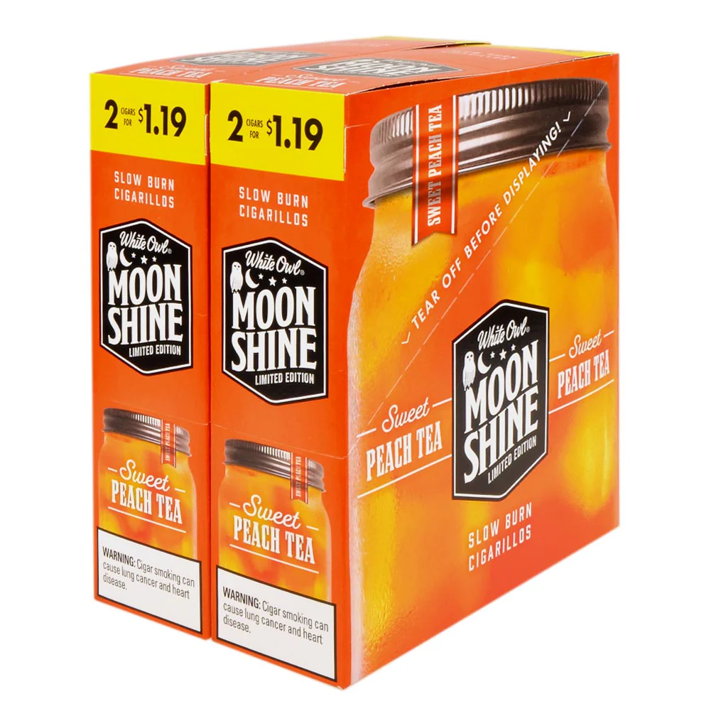 W. OWL 2/$1.19 LIMITED EDITION MOONSHINE SWEET PEACH TEA