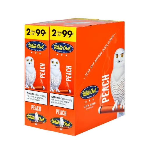 [Q-4007-08] WHITE OWL 2/.99 30/2PK (Peach)