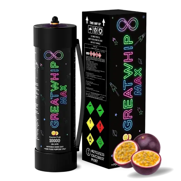 [Q-2293-06] GREAT WHIP 2000G 3.3L 1PK  (Culinary/Food Purposes Only) (Passion Fruit)