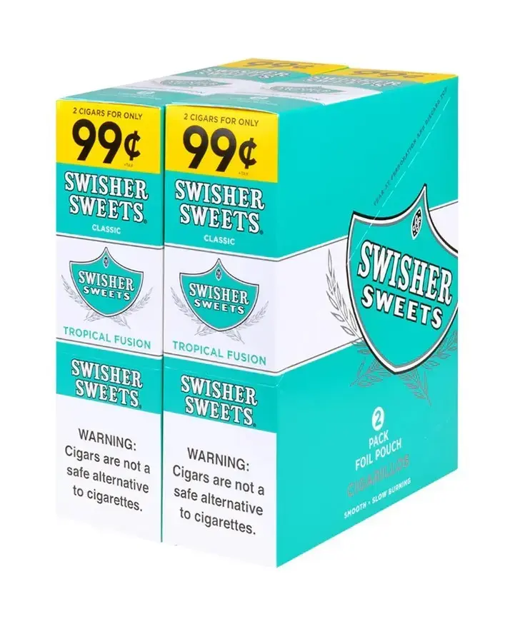 [Q-3643-05] SWISHER SWEET 2/$.99 30/2PK (Tropical Fusion)