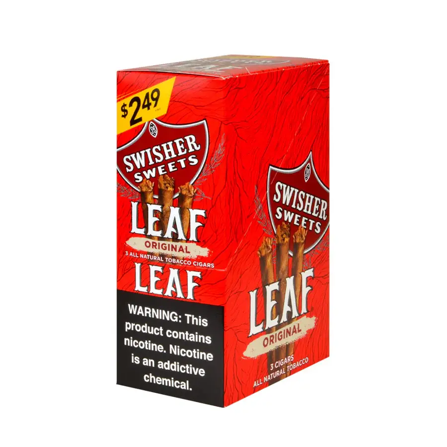 [Q-3648-06] SWISHER SWEET LEAF 3/2.49 10/3PK (ORIGINAL)