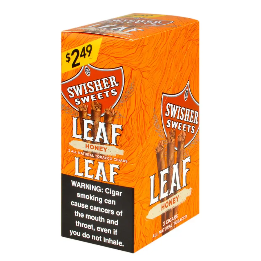 [Q-3648-07] SWISHER SWEET LEAF 3/2.49 10/3PK (HONEY)
