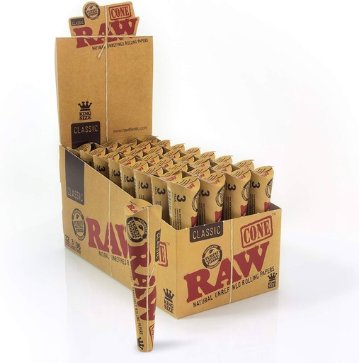 [Q-4302-04] RAW CONES 32CT (CLASSIC KING 3 CONES)