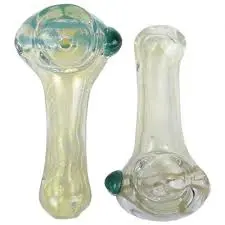 [Q-2413] HAND PIPE 4 (SILVER FUMED HITTN GLASS)