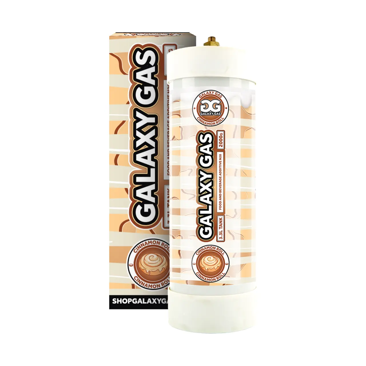 [Q-2050-12] GALAXY GAS .6L 6PACK (Culinary/Food Purposes Only) (Cinnamon Roll)