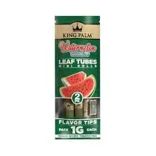 [Q-4569-03] KING PALM MINI LEAF TUBE 2PK 20CT (WATERMELON WAVE)