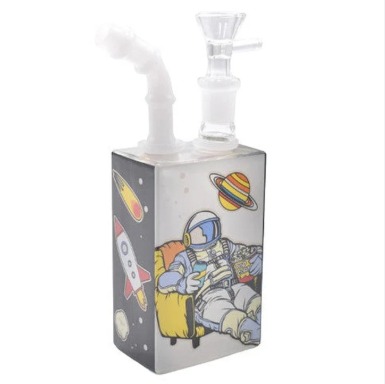 [Q-2655] JUICE BOX WATER PIPE -   (ASTRONAUT SAYING HI)