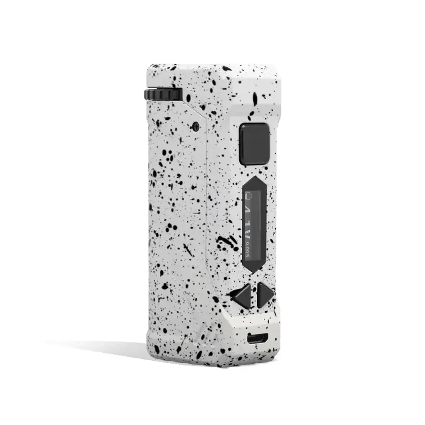 [Q-4165] WULF UNI PRO CARTRIDGE VAPORIZER  (WHITE + BLACK SPLATTER)