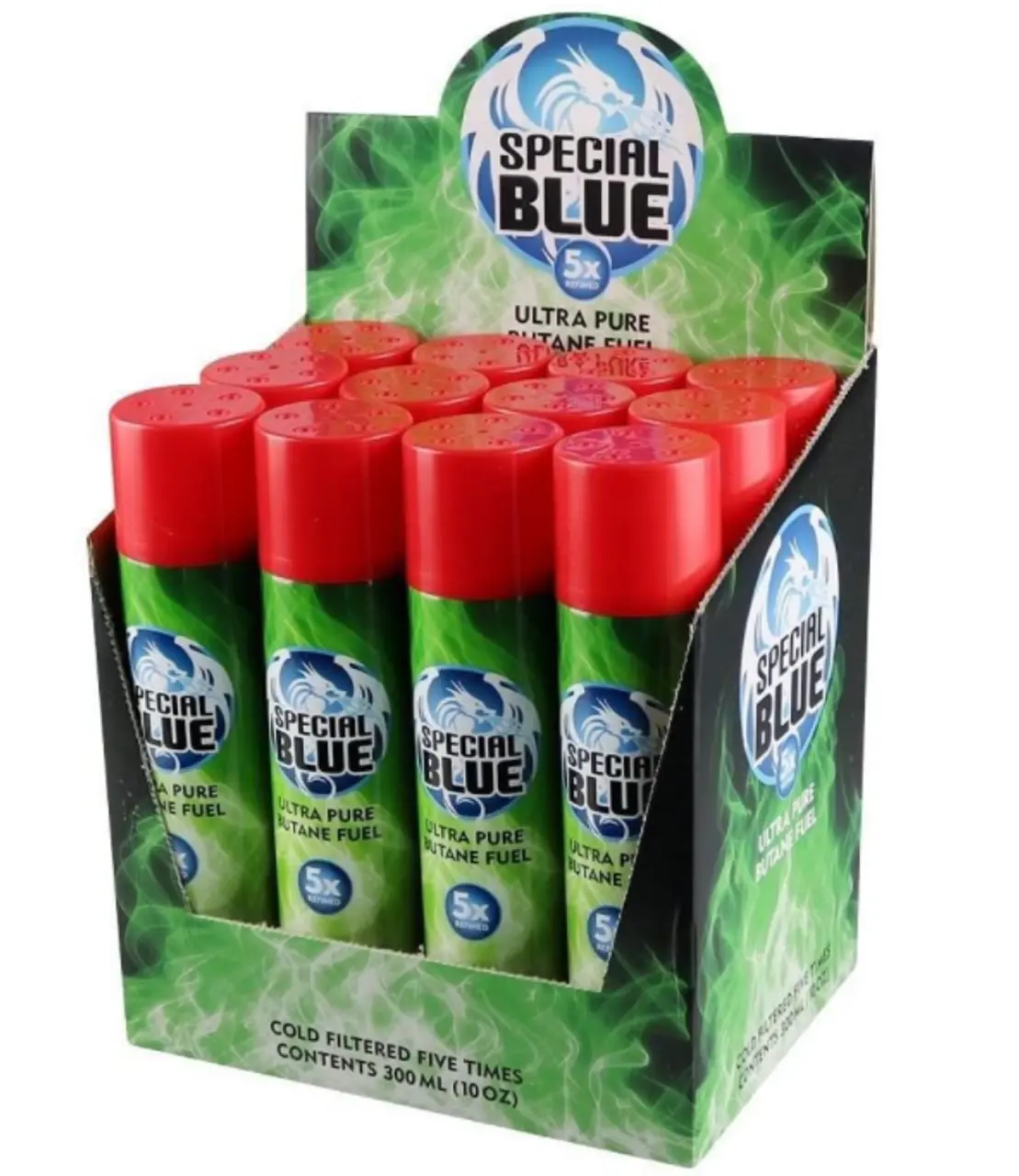 [Q-3603] SPECIAL BLUE BUTANE DISPLAYS OF 12PK  (5X)