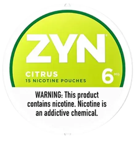 [Q-4679-24] ZYN POUCHES 5CT (Citrus, 6MG)