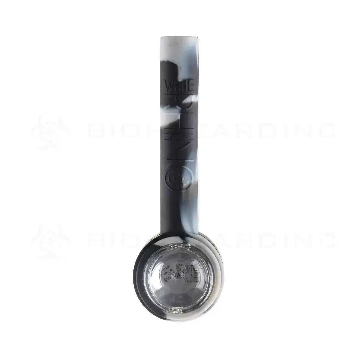 [Q-4685-05] WHITE RHINO FLIP HANDPIPE TO STRAW (GRAY BLACK)