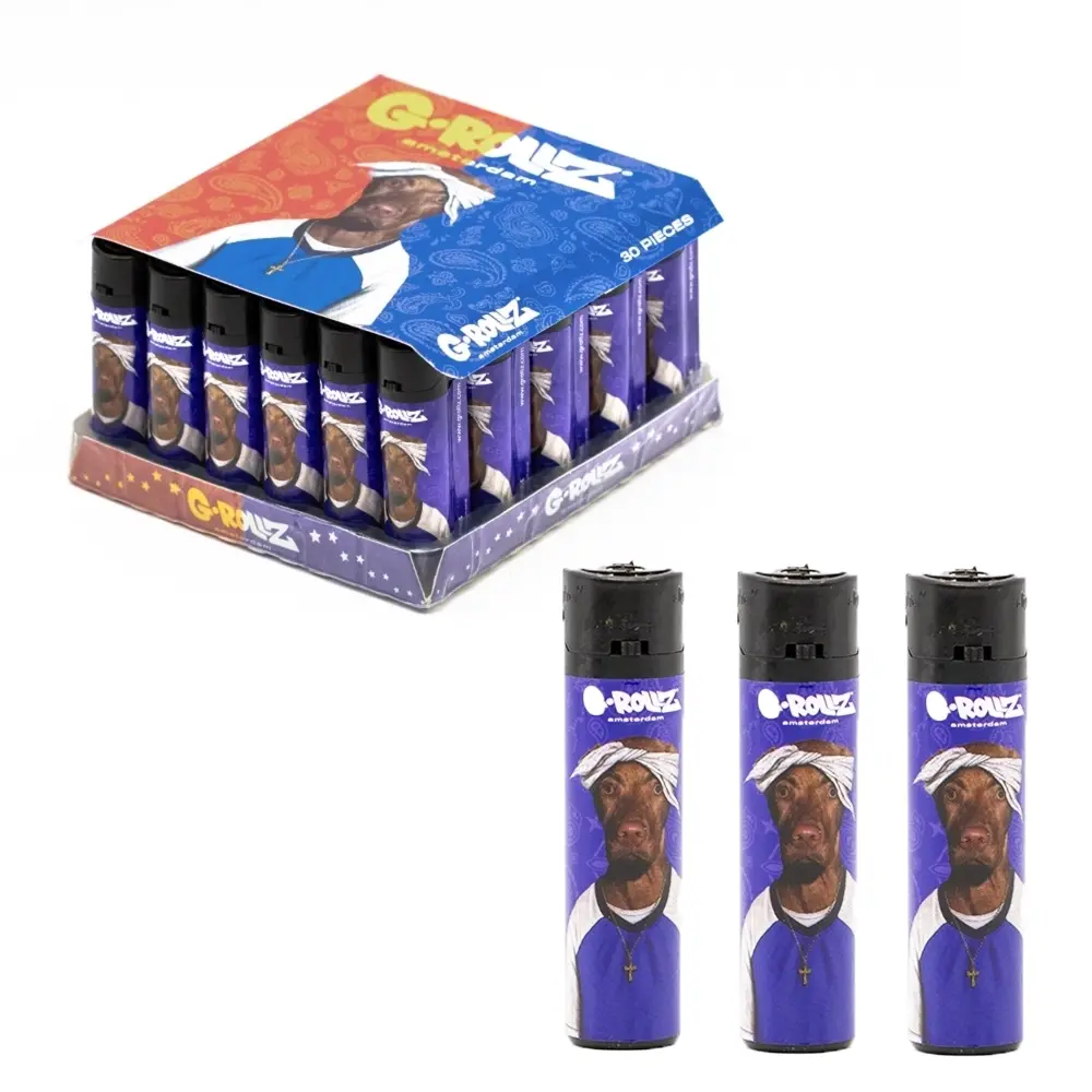 [Q-4360-09] G-Rollz | Banksy's Graffiti Lighters 30pcs in Display (Dog/Snoop)