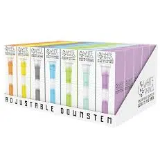 WHITE RHINO SILICONE DOWNSTEM  - 35 COUNT DISPLAY