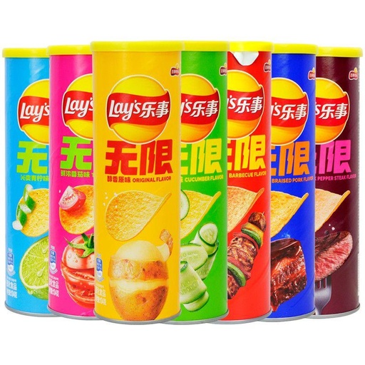 [Q-4977-01] Exotic Chips Lays Regional  limited 4PK (Guobaorou)