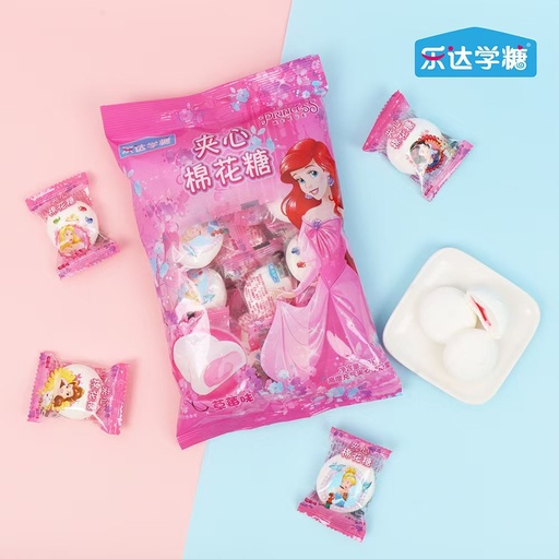 [Q-4981-01] Exotic Disney Princess Marshmallow 80G 4PK (Strawberry)