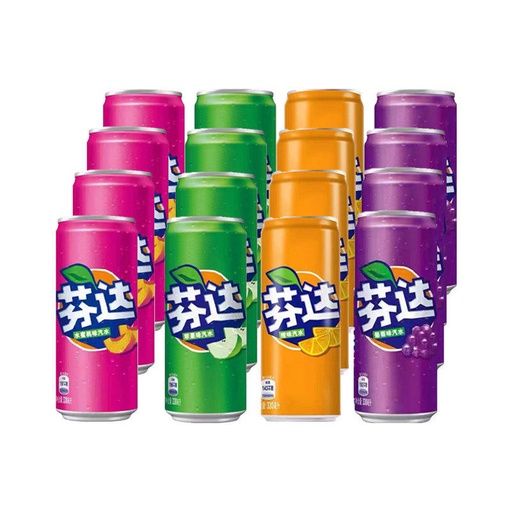 [Q-4997-01] Exotic Drink Fanta Can 330ml 12PK (Watermelon)