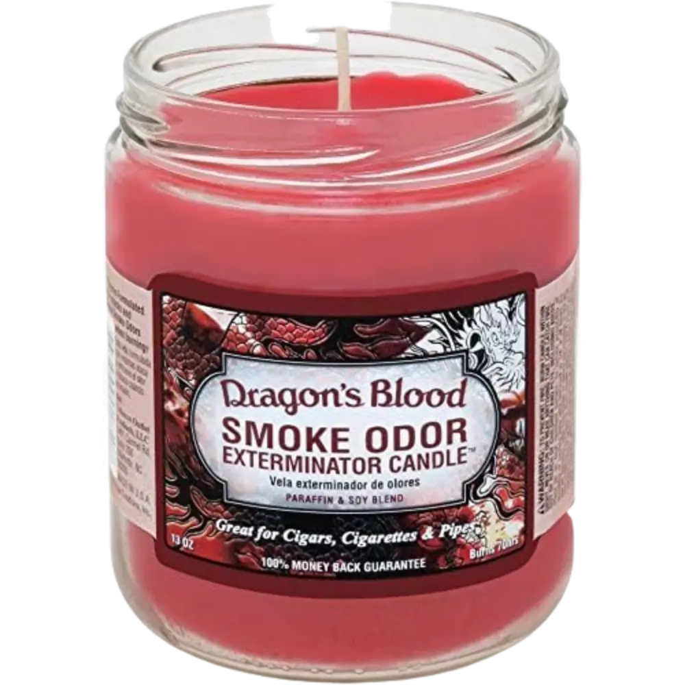 [Q-3568-22] SMOKE ODOR CANDLE 13OZ (Dragon's Blood)