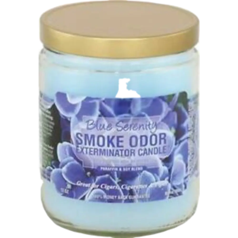 [Q-3568-26] SMOKE ODOR CANDLE 13OZ (Blue Serenity)