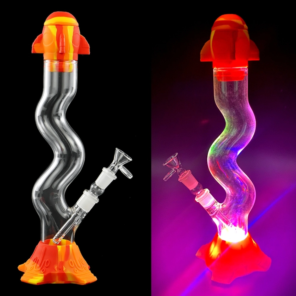 [Q-3487] SILICONE WATER PIPE ROCKET LAUNCHER - ASSORTED COLOR