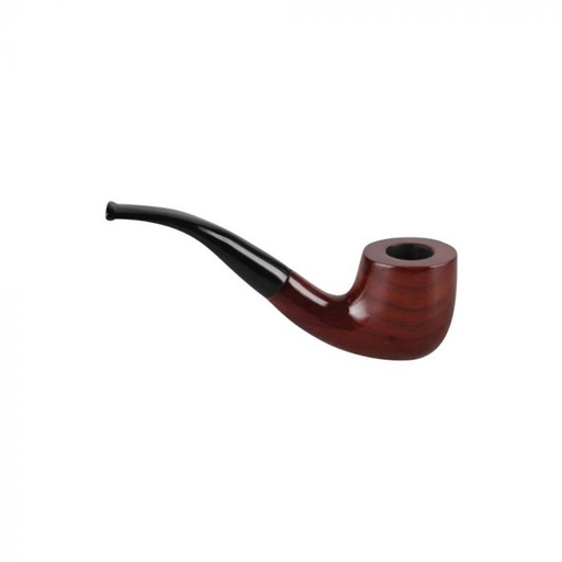 [Q-3699] TOBACCO PIPE SHERLOCK - RED BROWN BUBBLE