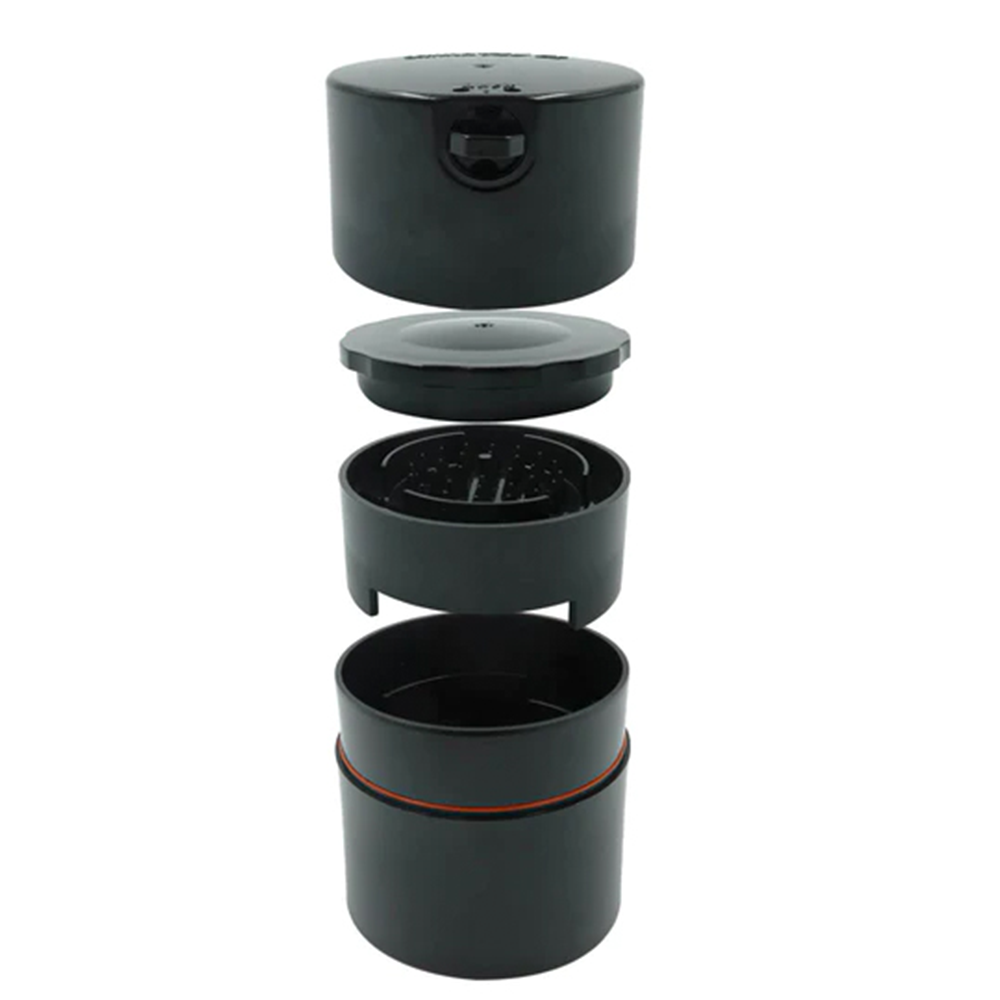 [Q-1550] CANNAVAC GRINDER LOK - 25G/3OZ/0.29 LITER - ASSORTED COLORS TV2-G-MIX