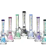 [Q-2140] GILI GLASS 17" TWO HORN BEAKER W/P