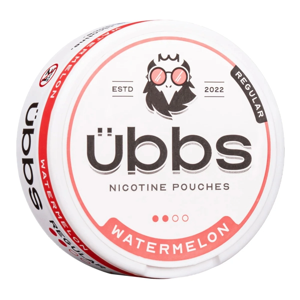 [Q-3804] UBBS TOBACCO FREE NIC POUCHES 6MG 5PK WATERMELON