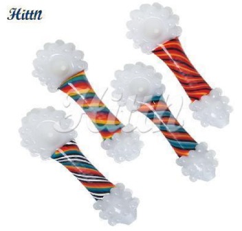 [Q-4437] 5 inches American colors hand pipe with Hittn logo mixed colors