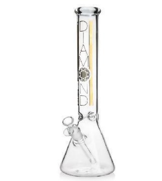 [Q-4440] 16 inches 50mm *5mm Base diameter: 5.1 inches with 14mm bowl With Golden Diamond logo