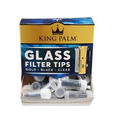 [Q-4573] KING PALM GLASS FILTER TIPS 48 PER BOX 