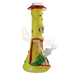 [Q-4713] WATERPIPE 12.5" Big Mouth Mushroom Monster