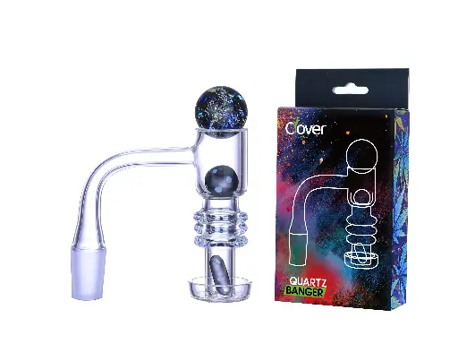 Clover Glass Quartz Terp Slurper Banger Kit 14MM