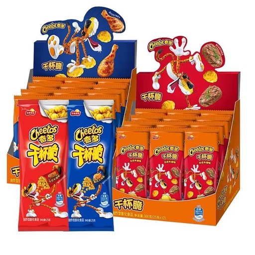 Exotic Chips Cheetos Dry Cup Crisps 25G 12PK