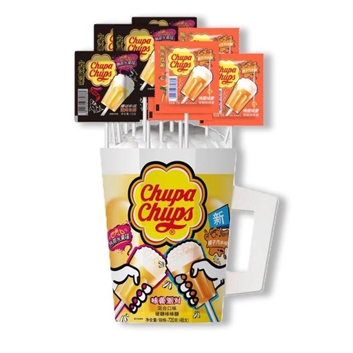 [Q-4990] Exotic Chupa Chups Lolipop Mixed Flavor 48Pcs