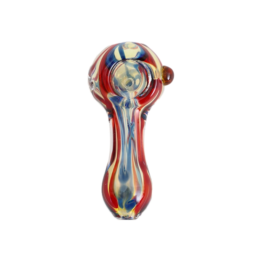[Q-2465] HAND PIPE GLASS 4" MIX COLOR